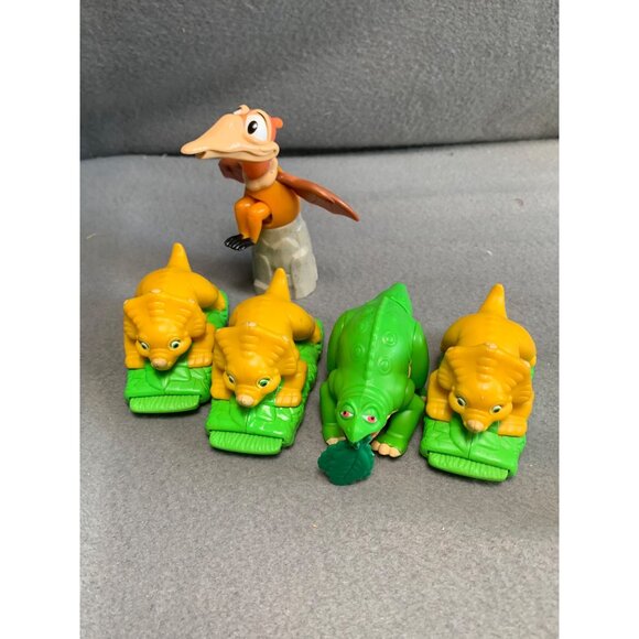 Vintage 1997 Burger King The Land Before Time Dinosaur Toys Set of 5 Collectible - Picture 12 of 13